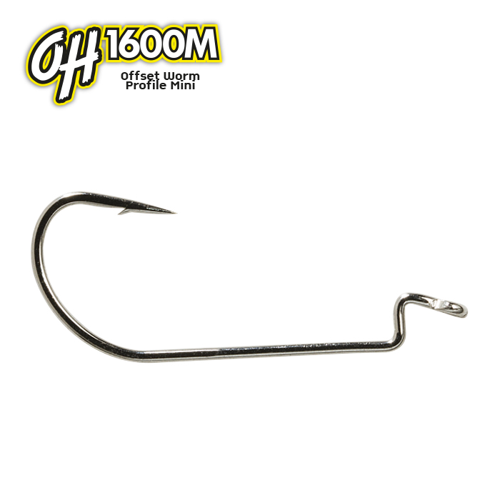 OMTD OH1600M Offset Worm Profile Mini Hooks